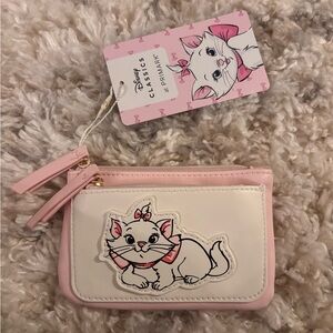 Disney Aristocats Marie Pink and Cream Pouch